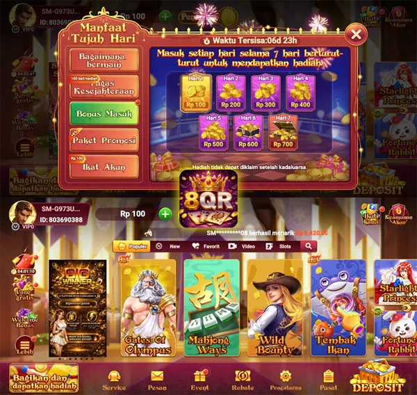 8QR Bonus Member Baru 100%